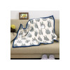 Marushin - Plaid Silhouette Totoro Grau 70x100 cm - Mein Nachbar Totoro