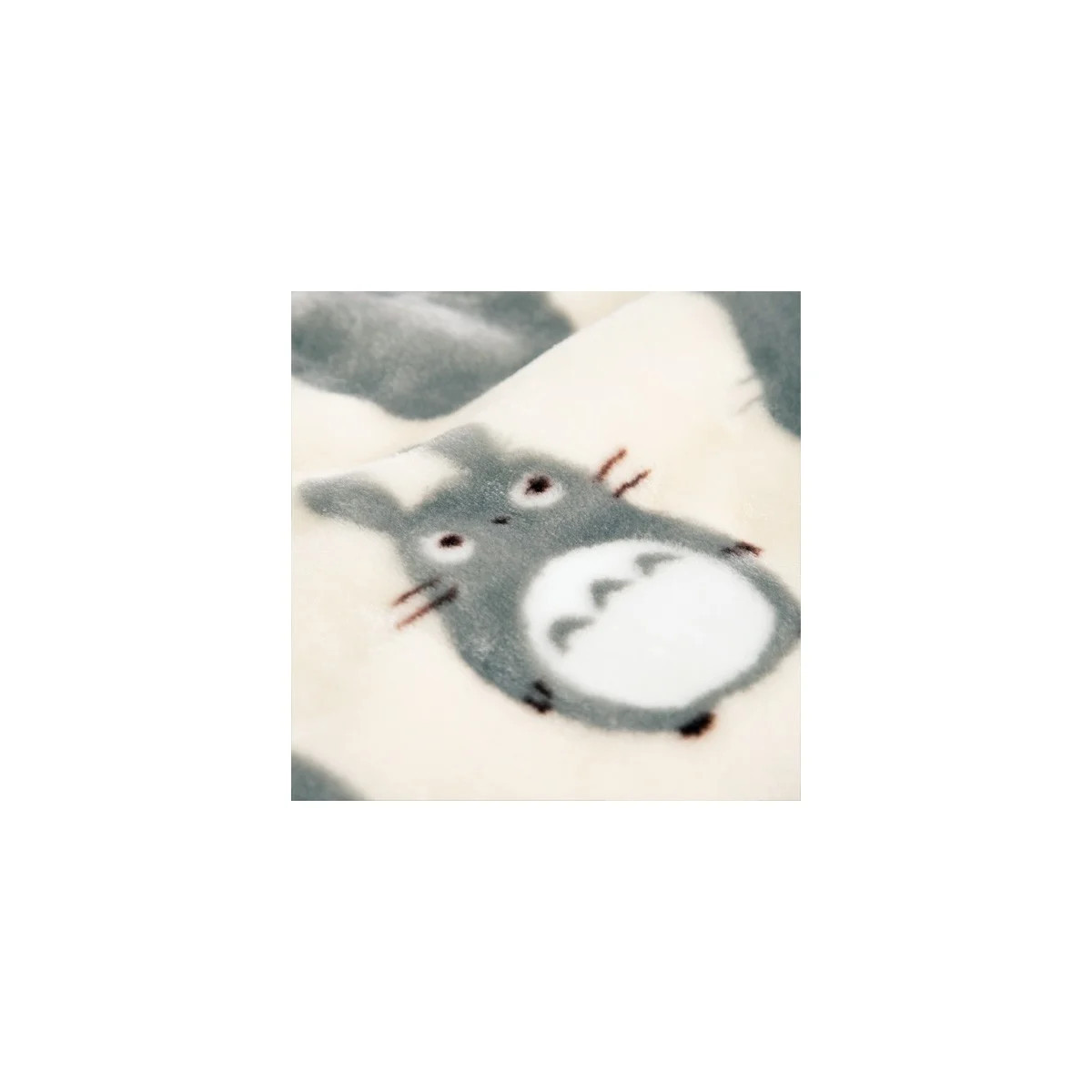 Marushin - Plaid Silhouette Totoro Grau 70x100 cm - Mein Nachbar Totoro