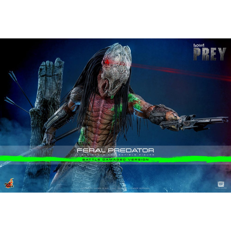 Hot Toys - Feral Predator (Battle Damaged Version) MMS 1/6 - Prey