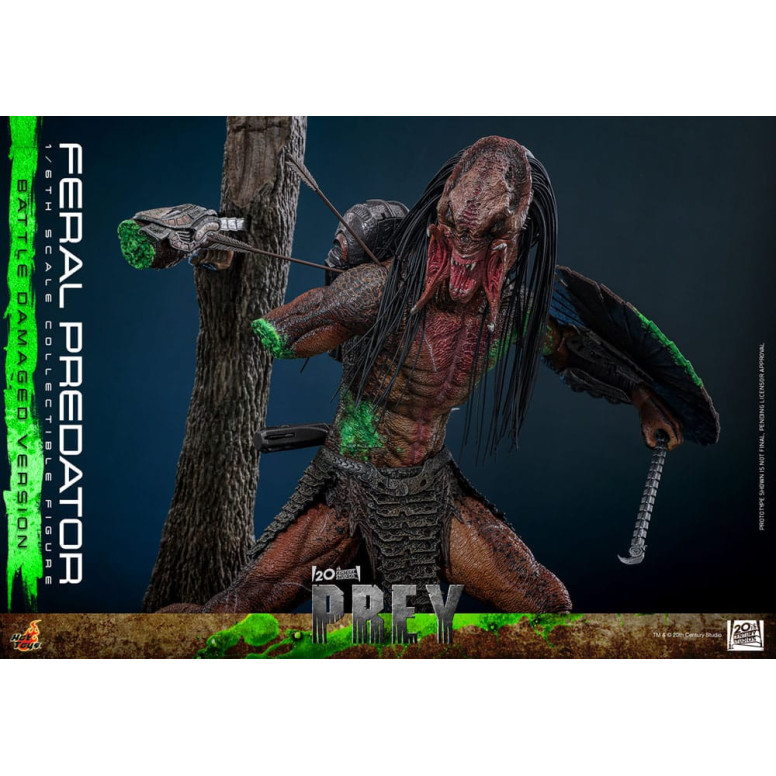 Hot Toys - Feral Predator (Battle Damaged Version) MMS 1/6 - Prey