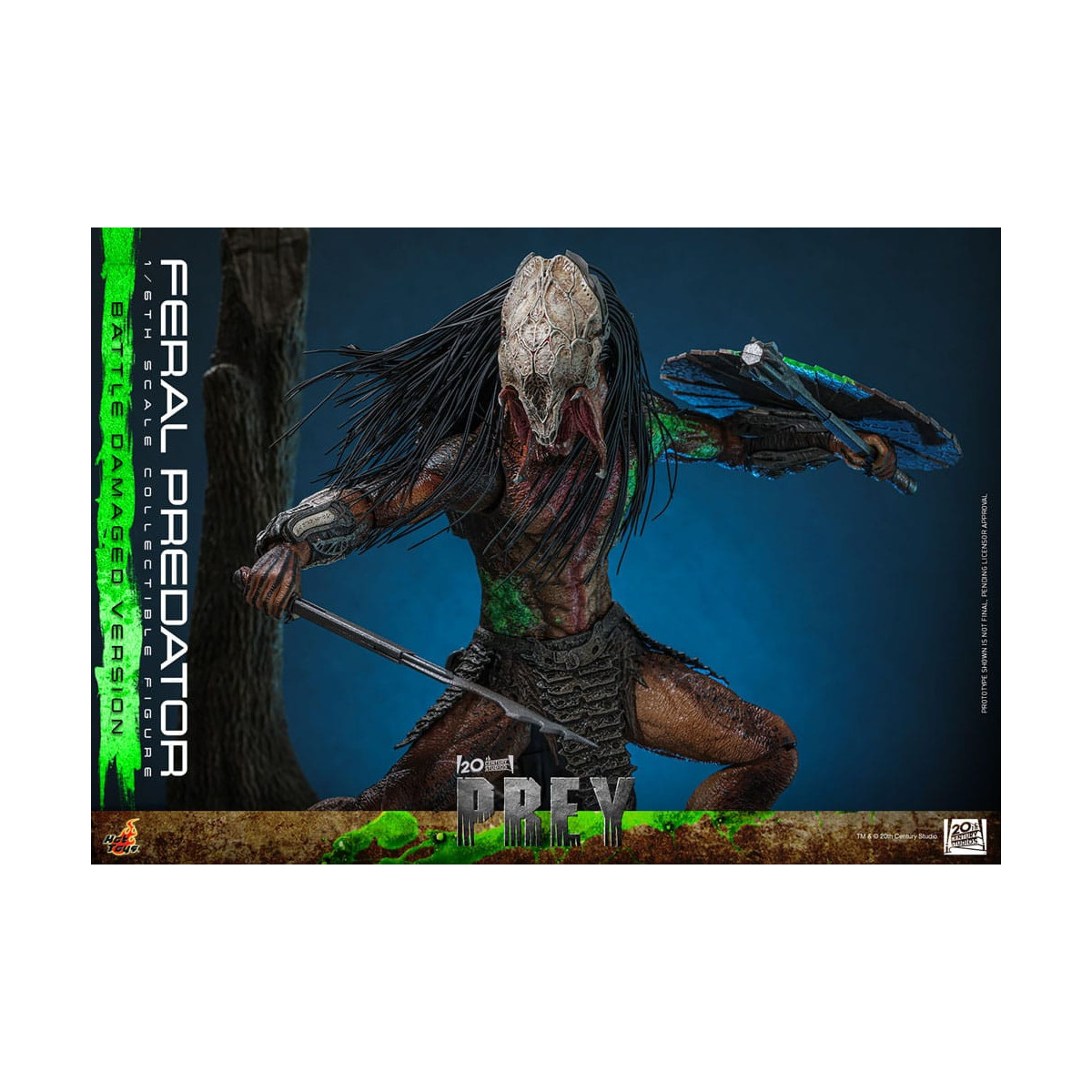 Hot Toys - Feral Predator (Battle Damaged Version) MMS 1/6 - Prey