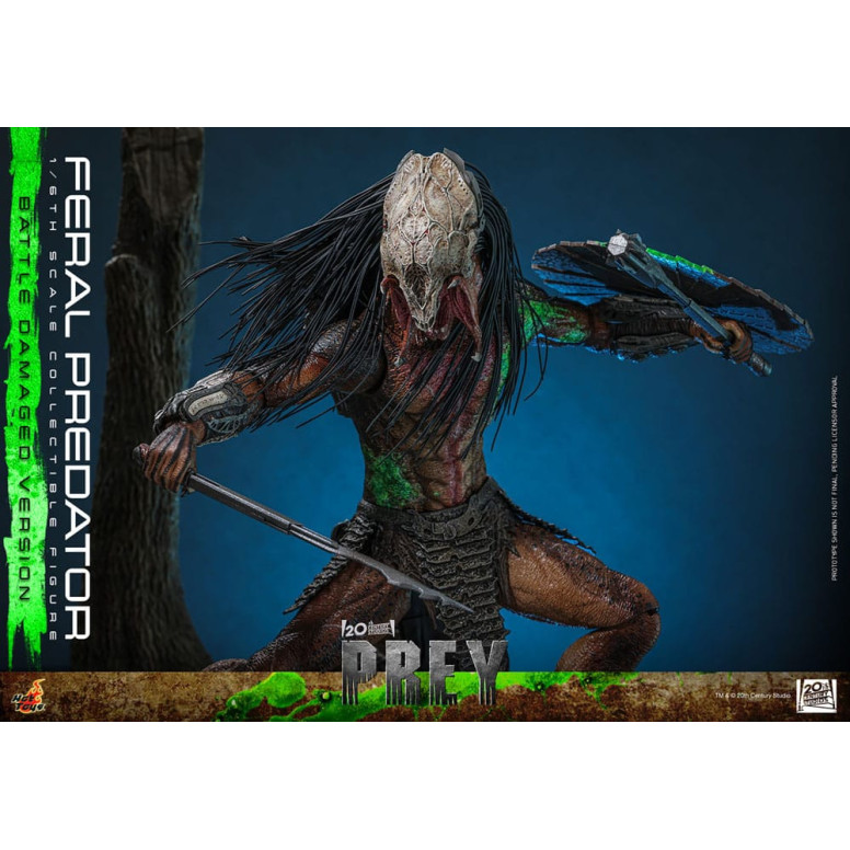 Hot Toys - Feral Predator (Battle Damaged Version) MMS 1/6 - Prey