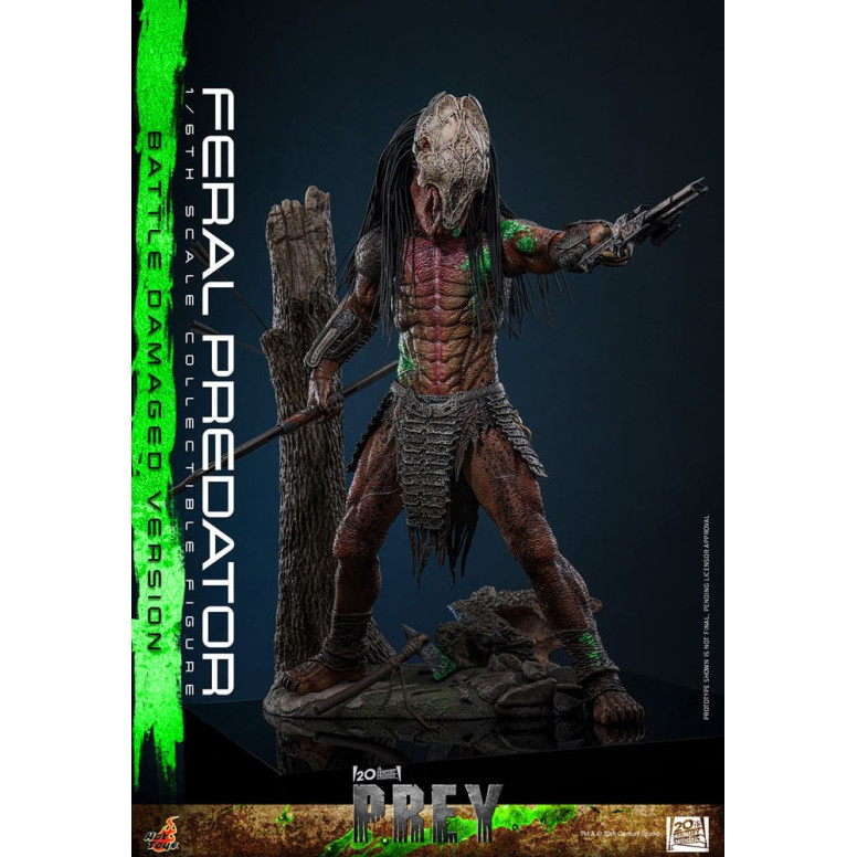 Hot Toys - Feral Predator (Battle Damaged Version) MMS 1/6 - Prey