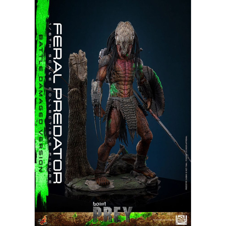 Hot Toys - Feral Predator (Battle Damaged Version) MMS 1/6 - Prey