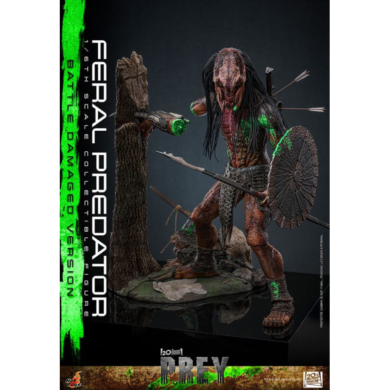 Hot Toys - Feral Predator (Battle Damaged Version) MMS 1/6 - Prey