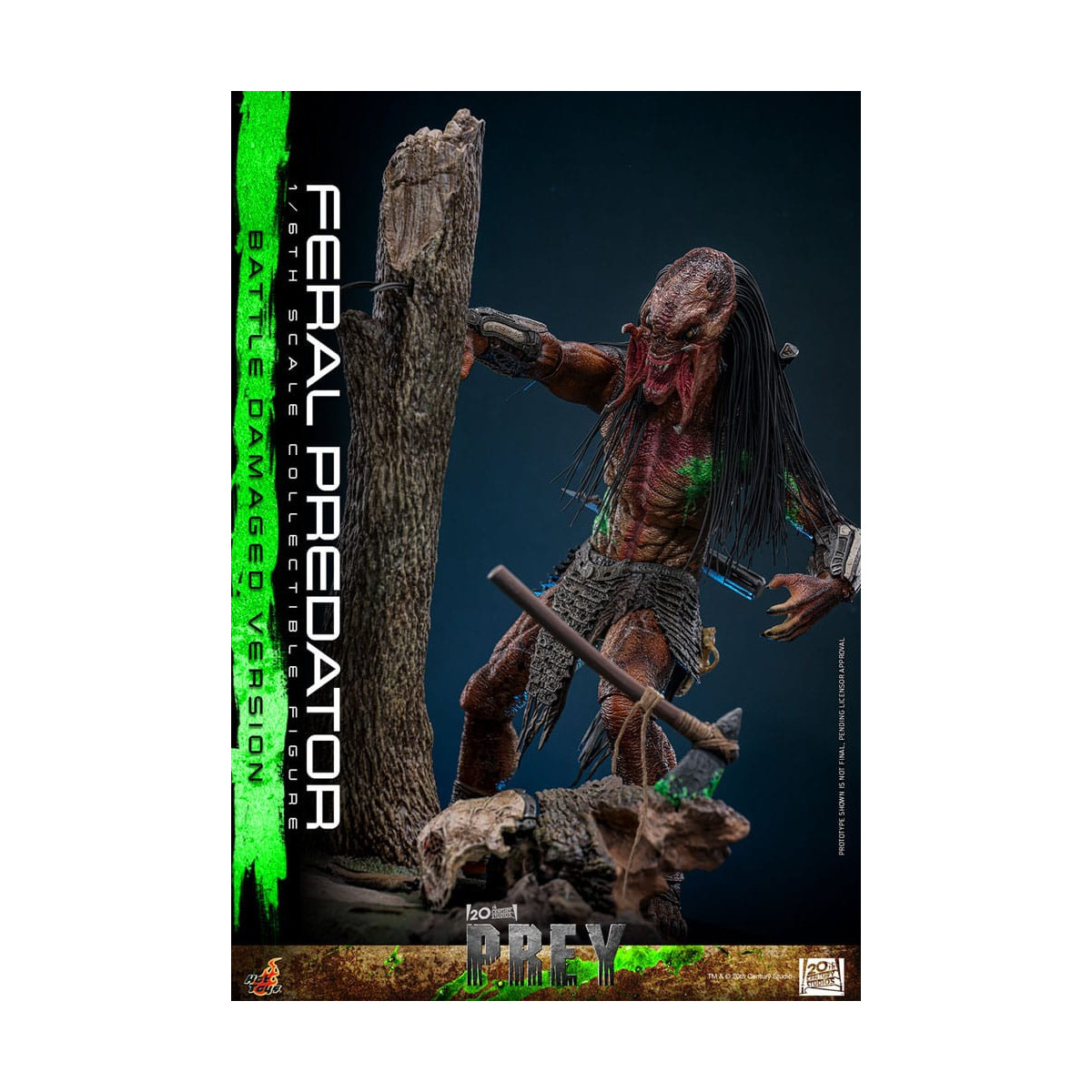 Hot Toys - Feral Predator (Battle Damaged Version) MMS 1/6 - Prey