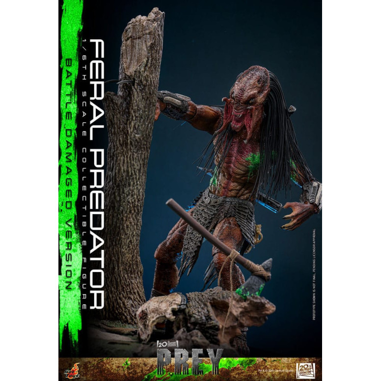 Hot Toys - Feral Predator (Battle Damaged Version) MMS 1/6 - Prey