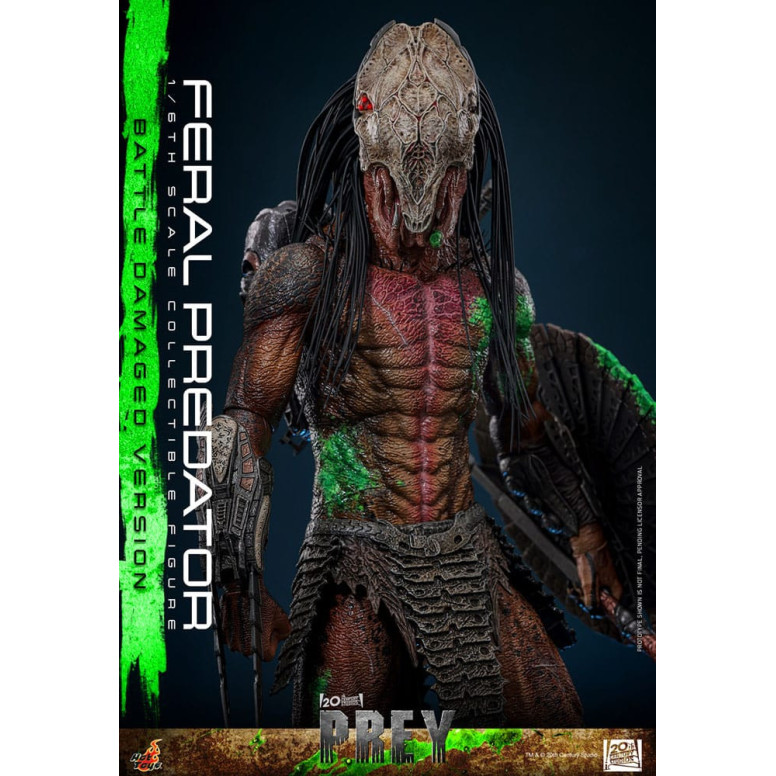 Hot Toys - Feral Predator (Battle Damaged Version) MMS 1/6 - Prey