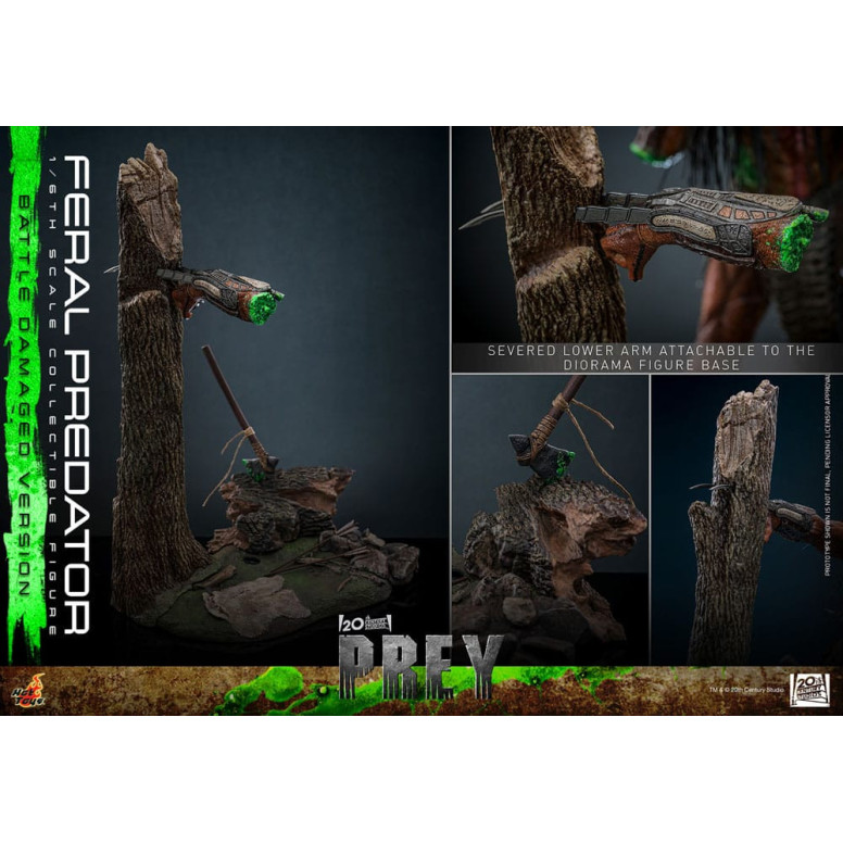 Hot Toys - Feral Predator (Battle Damaged Version) MMS 1/6 - Prey