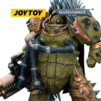 Joytoy - Death Guard - Blightlord Terminator 1 with Reaper Autocannon and Bubotic Blades 1/18 - Warhammer 40k