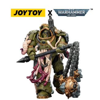 Joytoy - Death Guard - Blightlord Terminator 2 with Flail of Corruption 1/18 - Warhammer 40k
