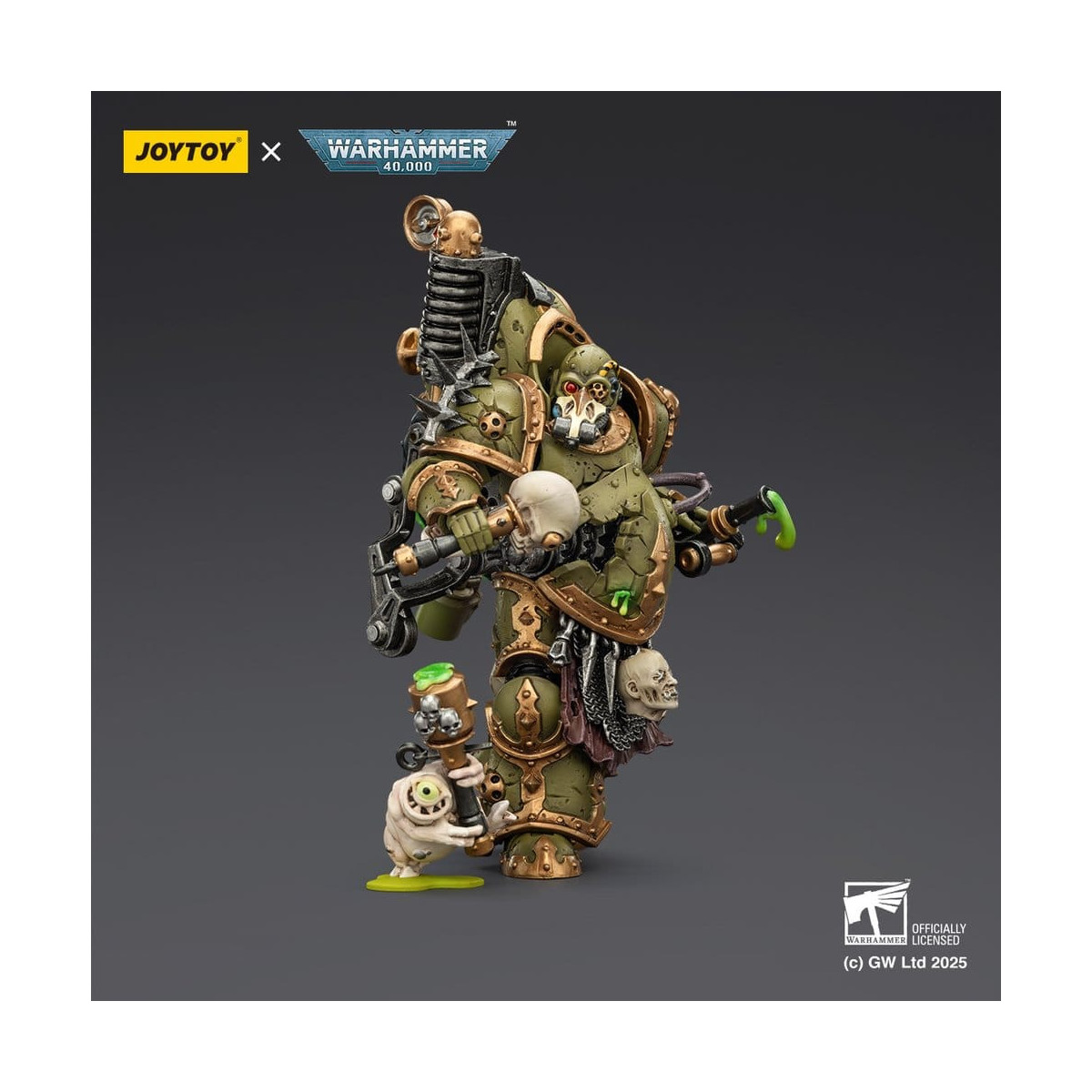 Joytoy - Death Guard - Foul Blight spawn with Plague Sprayer 1/18 - Warhammer 40k