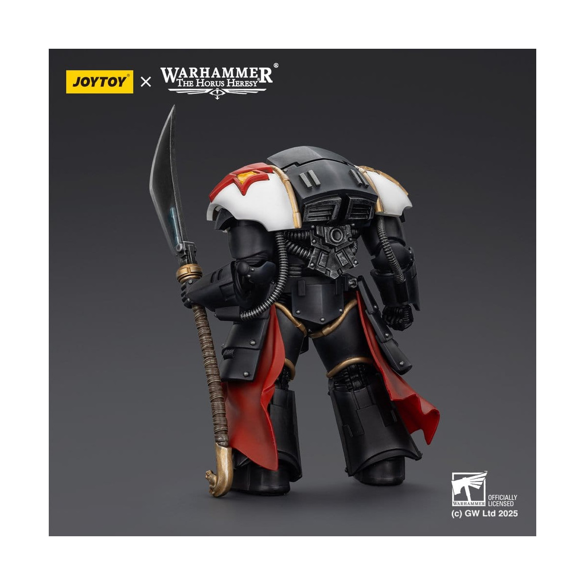 JoyToy Space Marines - White Scars - Ebon Keshig Terminator 1 with Power Glaive 1/18 - The Horus Heresy