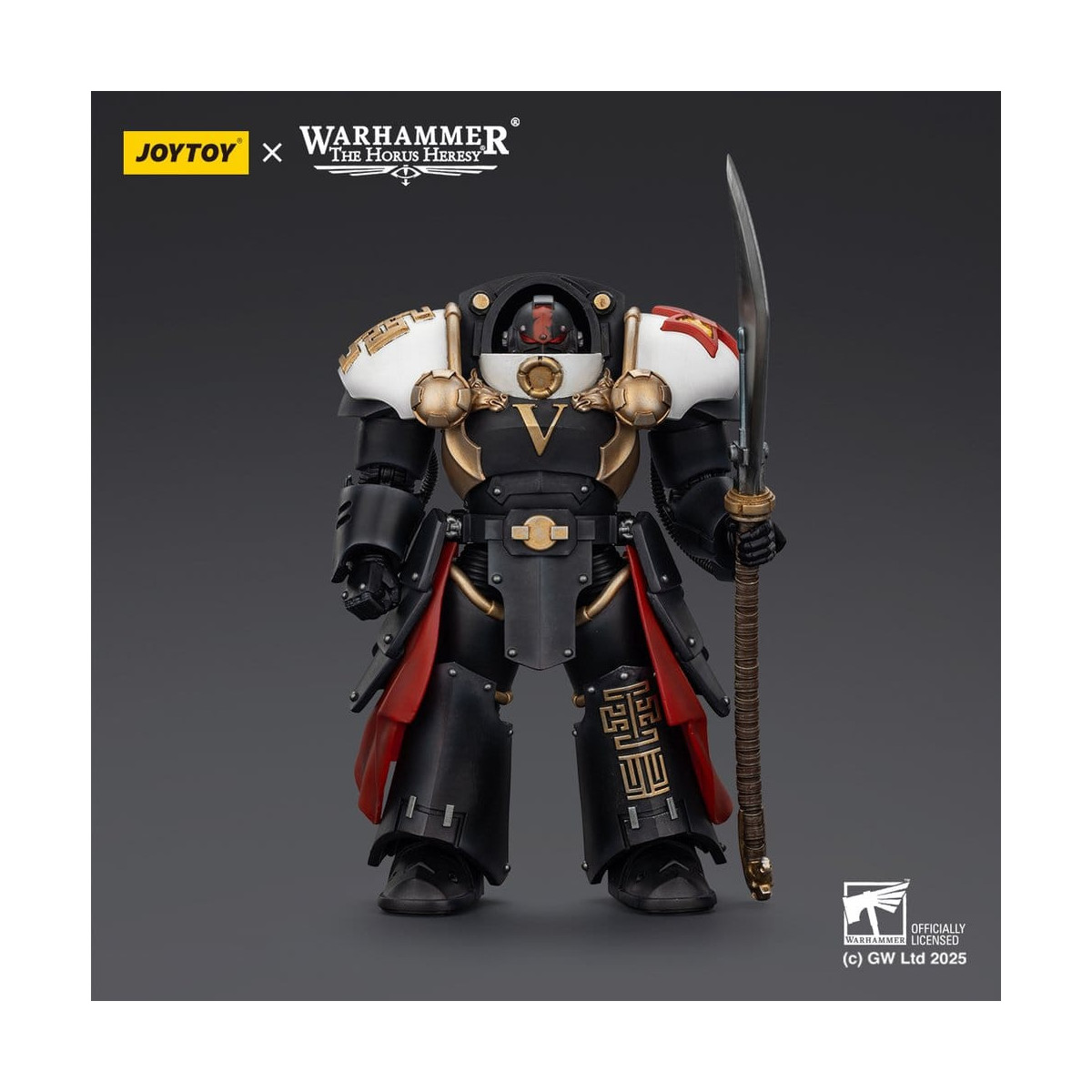 JoyToy Space Marines - White Scars - Ebon Keshig Terminator 1 with Power Glaive 1/18 - The Horus Heresy