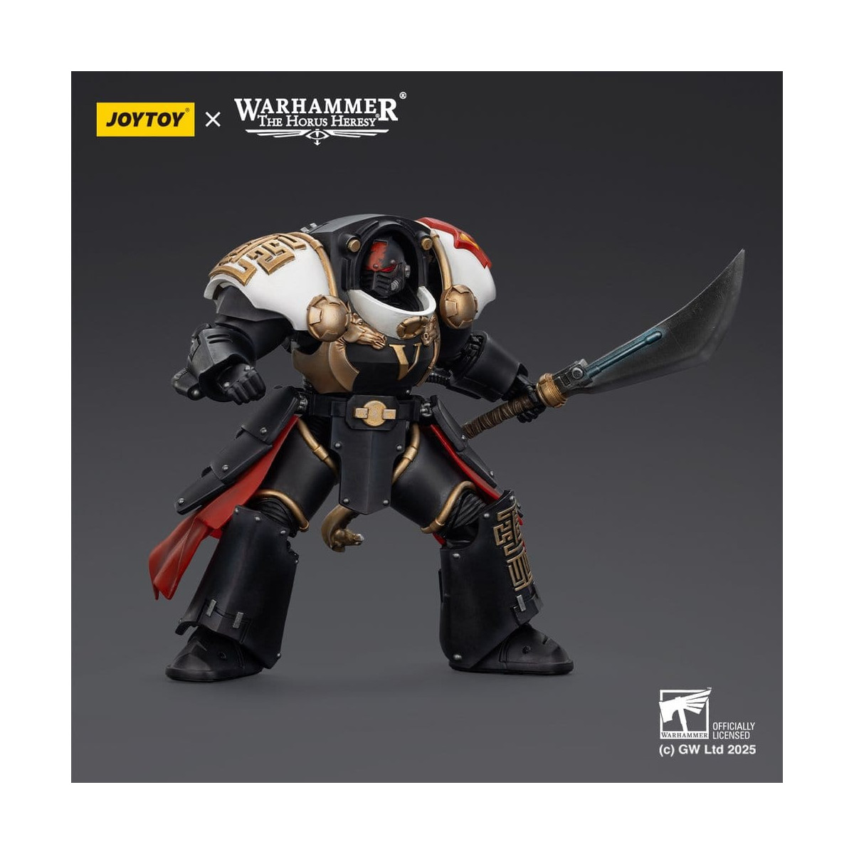 JoyToy Space Marines - White Scars - Ebon Keshig Terminator 1 with Power Glaive 1/18 - The Horus Heresy