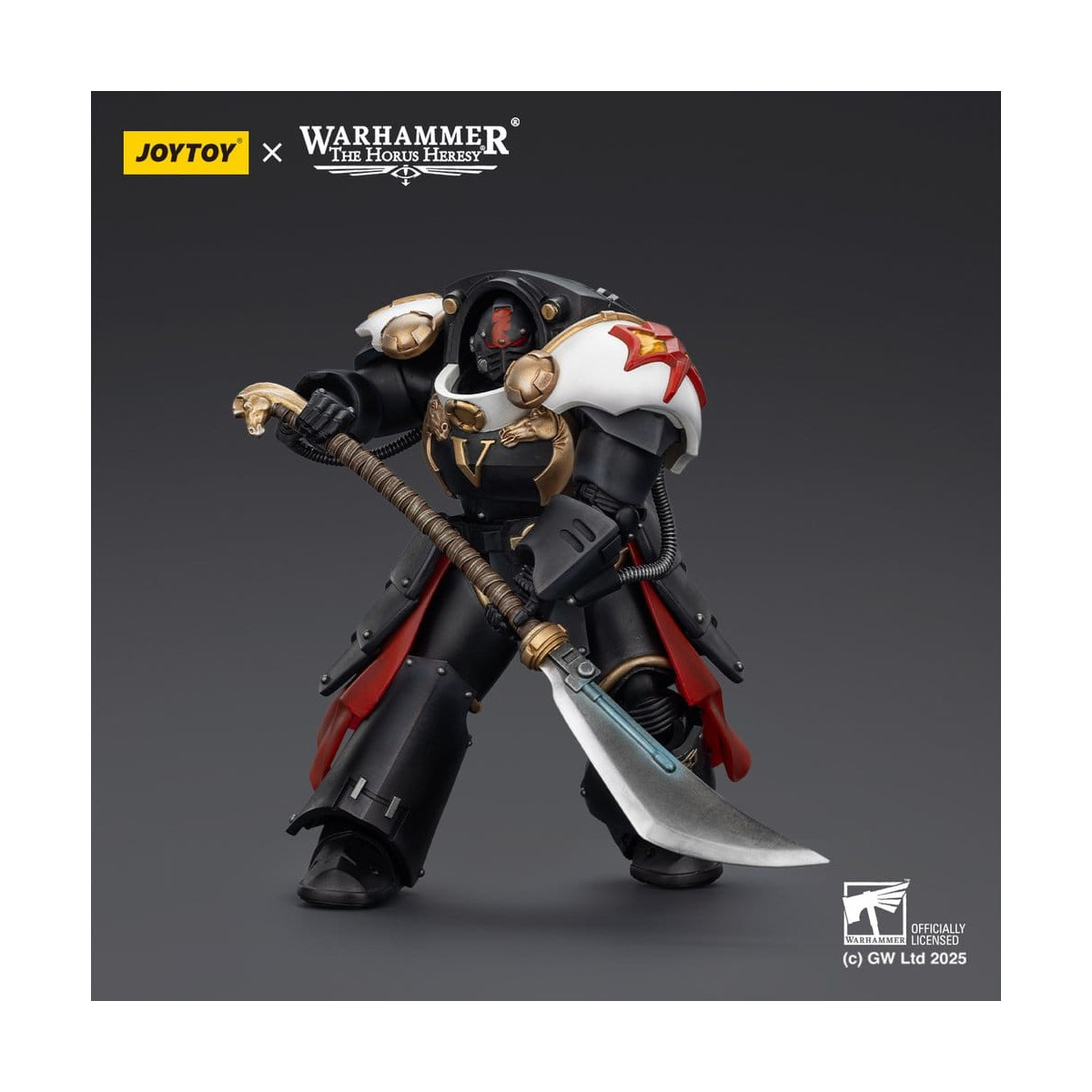 JoyToy Space Marines - White Scars - Ebon Keshig Terminator 1 with Power Glaive 1/18 - The Horus Heresy
