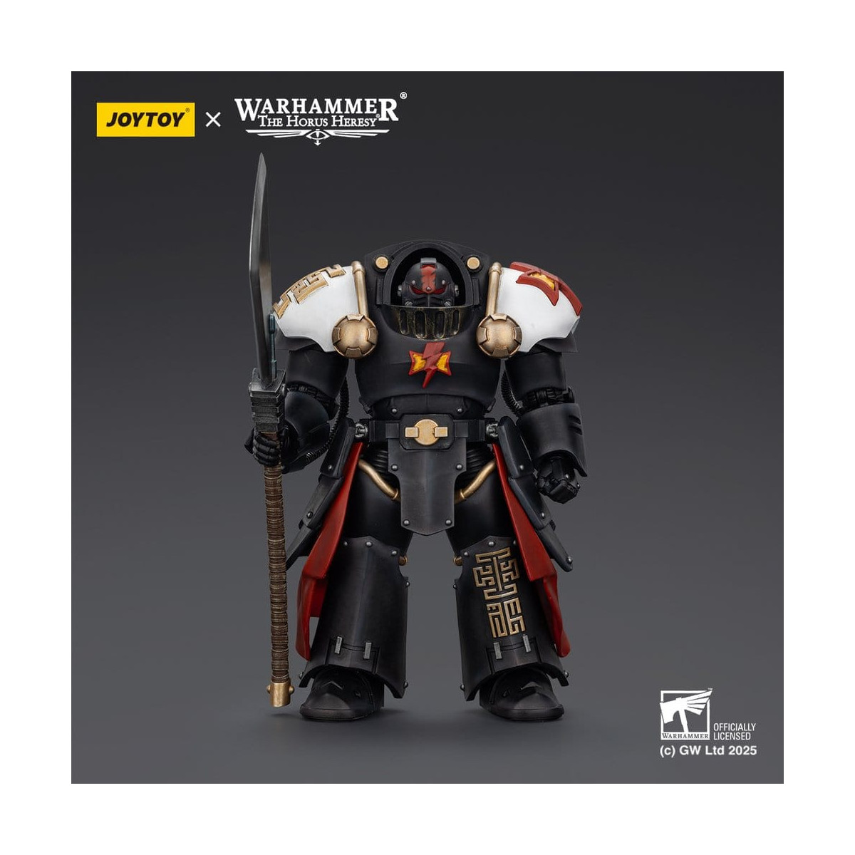 JoyToy Space Marines - White Scars - Ebon Keshig Terminator 2 with Power Glaive 1/18 - The Horus Heresy