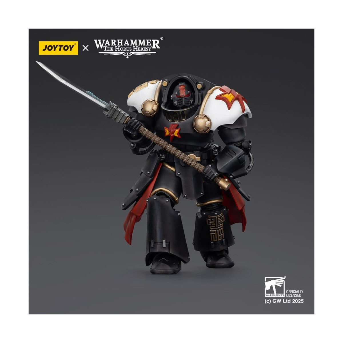 JoyToy Space Marines - White Scars - Ebon Keshig Terminator 2 with Power Glaive 1/18 - The Horus Heresy