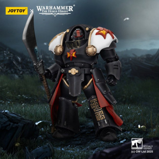 JoyToy Space Marines - White Scars - Ebon Keshig Terminator 2 with Power Glaive 1/18 - The Horus Heresy