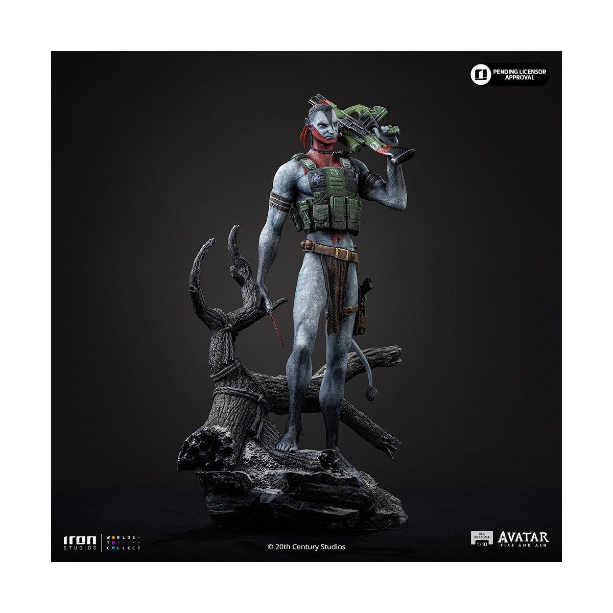 Iron Studios - Miles Quaritch Art Scale 1/10 - Avatar 3: Fire and Ash