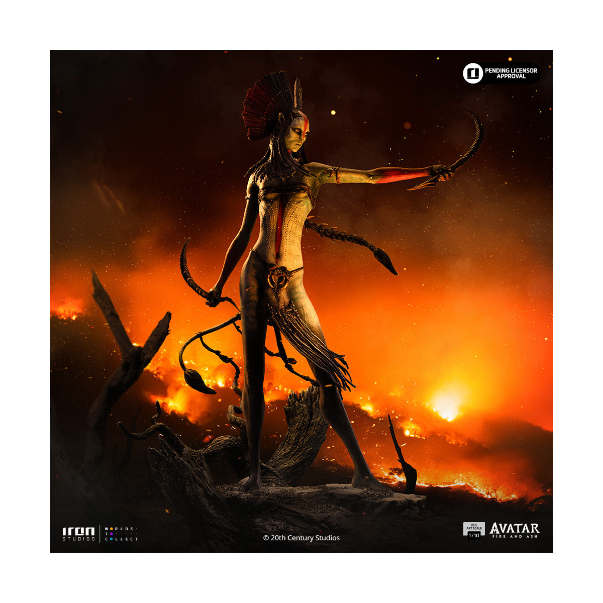 Iron Studios - Varang Art Scale 1/10 - Avatar 3: Fire and Ash