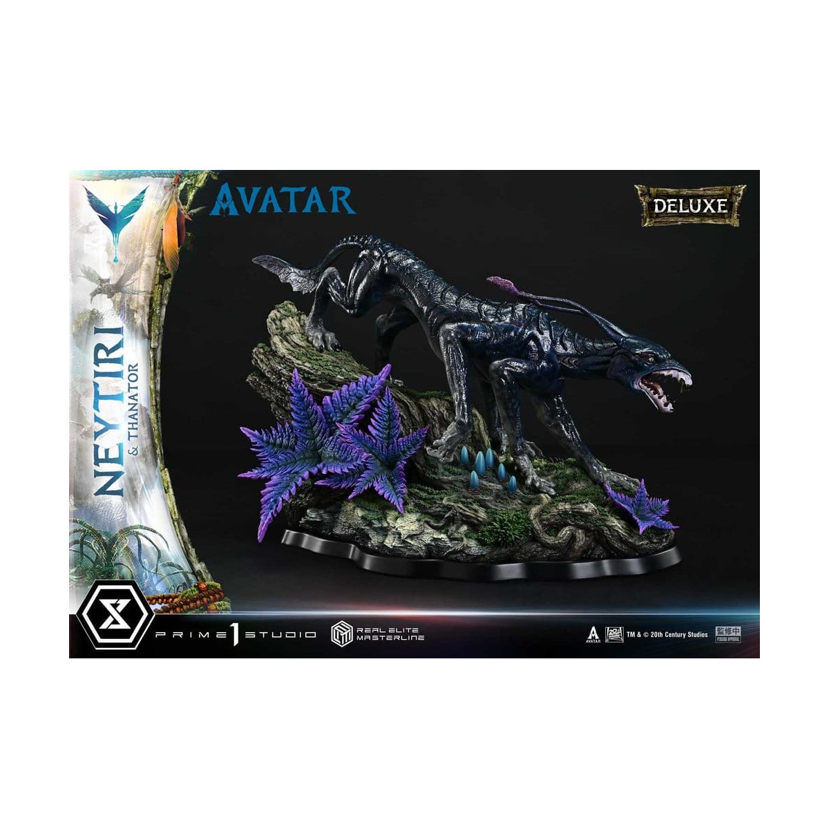 Prime 1 Studio - Avatar - Neytiri & Thanator Deluxe Bonus Version Real Elite Masterline Series 1/4