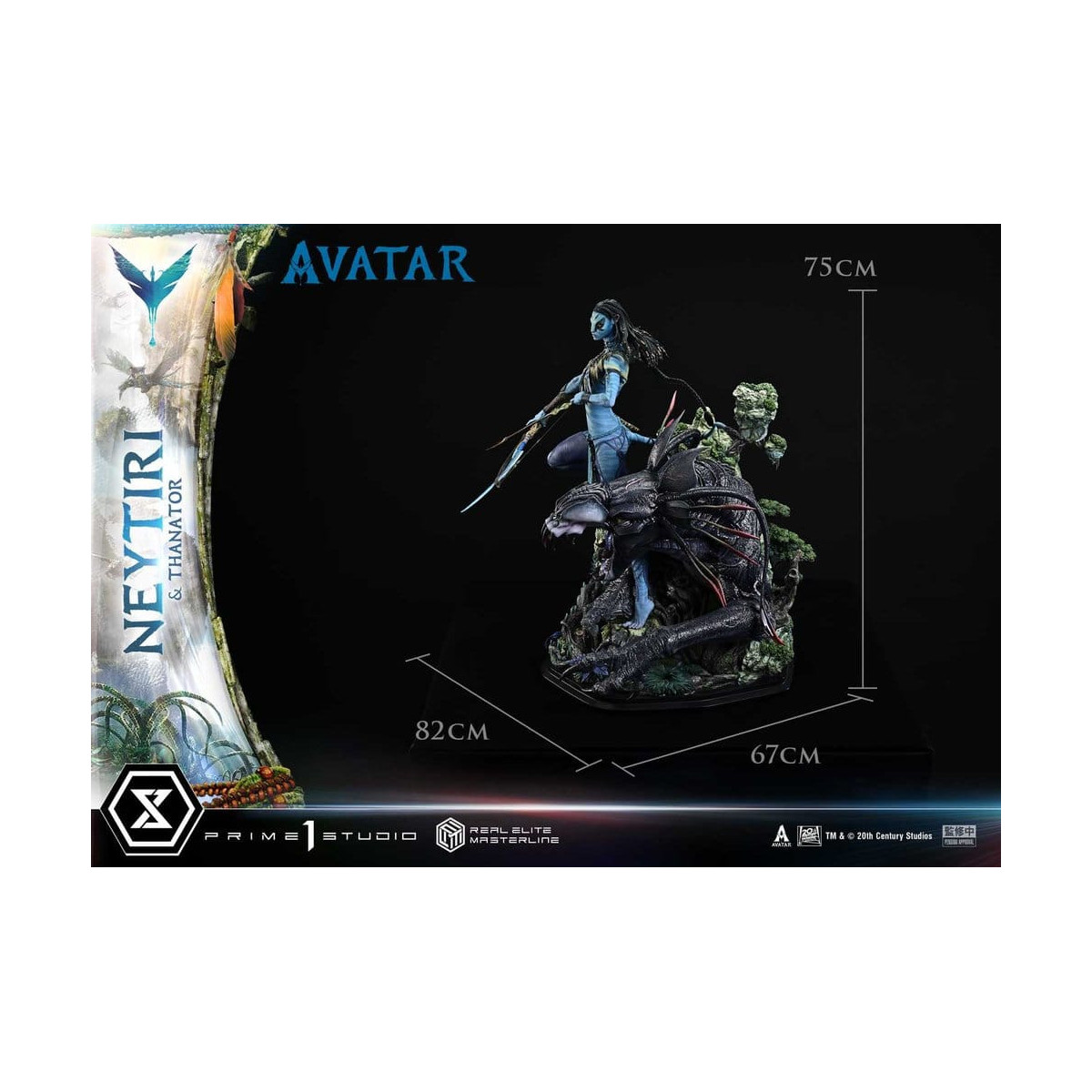 Prime 1 Studio - Avatar - Neytiri & Thanator Deluxe Bonus Version Real Elite Masterline Series 1/4