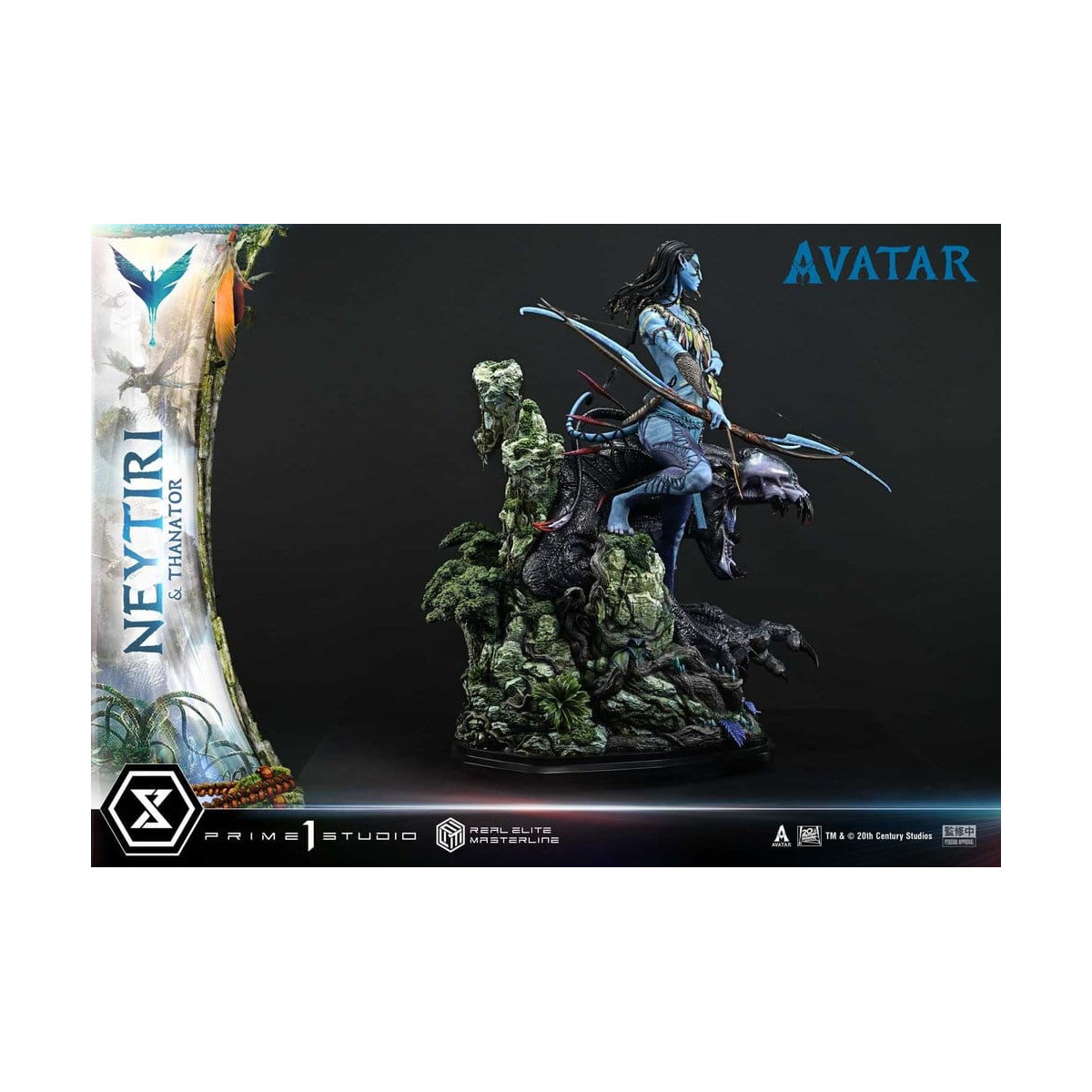 Prime 1 Studio - Avatar - Neytiri & Thanator Deluxe Bonus Version Real Elite Masterline Series 1/4