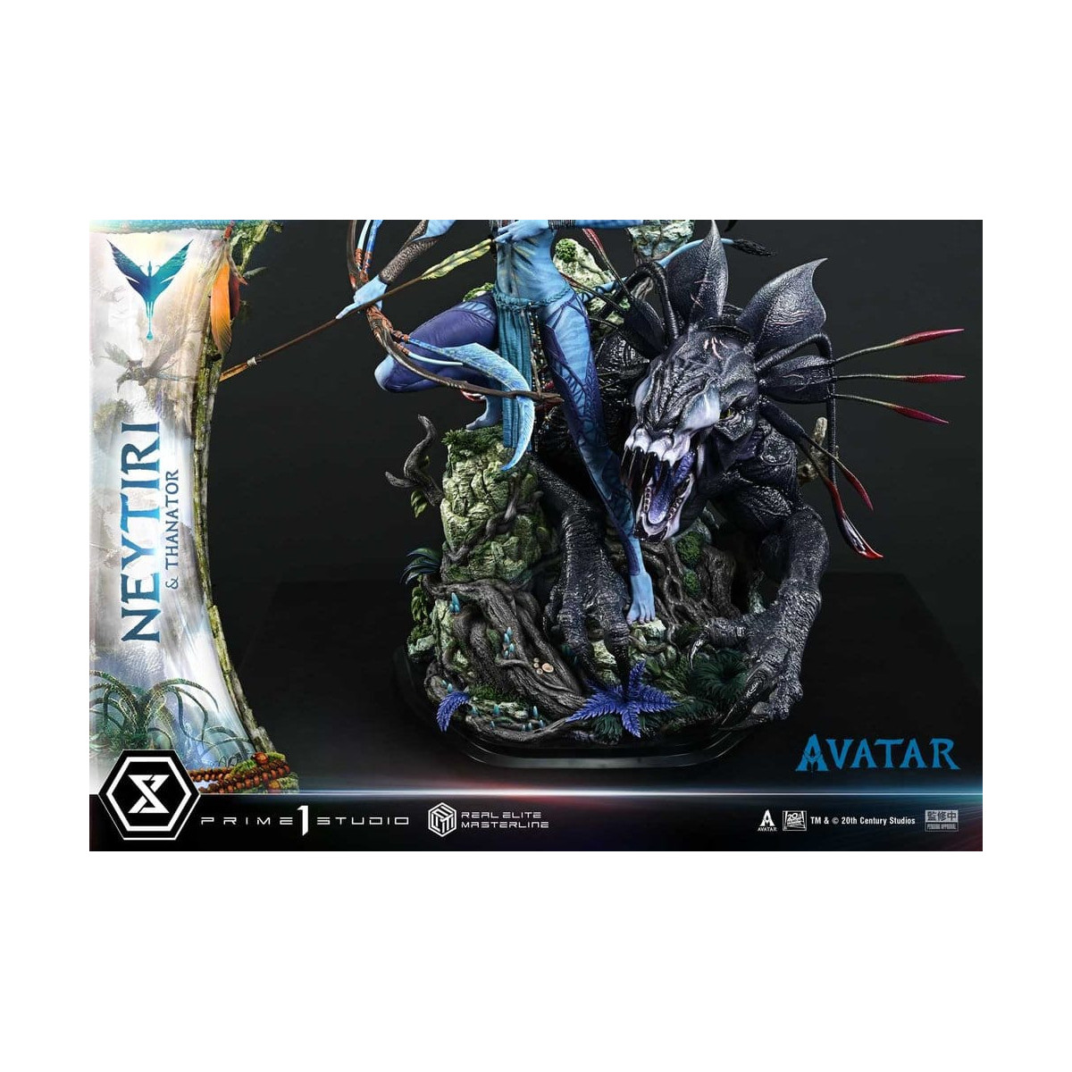 Prime 1 Studio - Avatar - Neytiri & Thanator Deluxe Bonus Version Real Elite Masterline Series 1/4