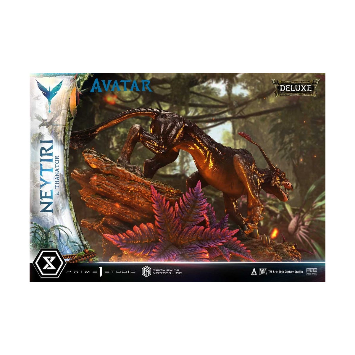 Prime 1 Studio - Avatar - Neytiri & Thanator Deluxe Bonus Version Real Elite Masterline Series 1/4
