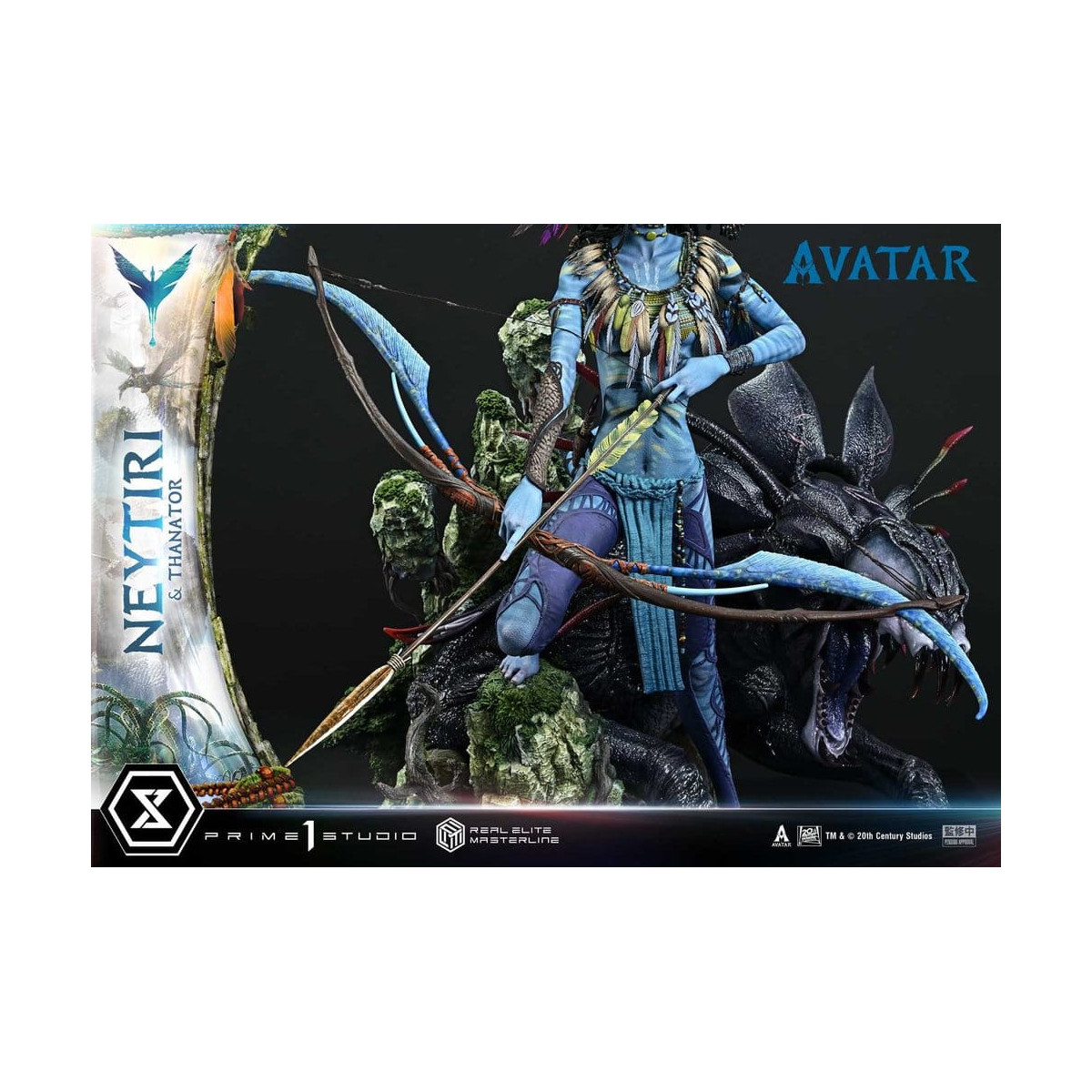 Prime 1 Studio - Avatar - Neytiri & Thanator Deluxe Bonus Version Real Elite Masterline Series 1/4