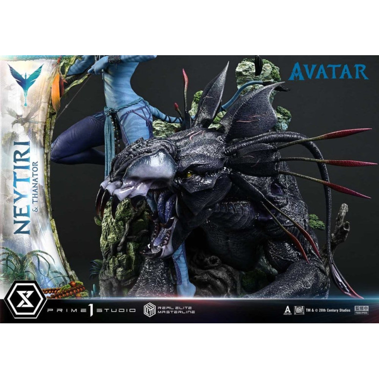 Prime 1 Studio - Avatar - Neytiri & Thanator Deluxe Bonus Version Real Elite Masterline Series 1/4