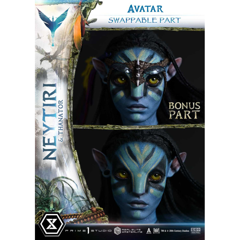 Prime 1 Studio - Avatar - Neytiri & Thanator Deluxe Bonus Version Real Elite Masterline Series 1/4