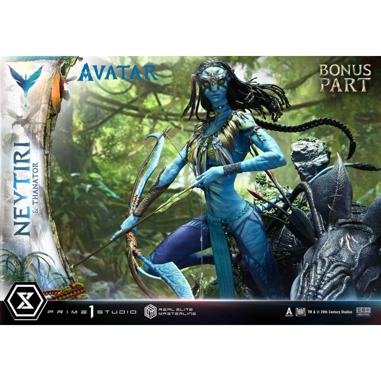 Prime 1 Studio - Avatar - Neytiri & Thanator Deluxe Bonus Version Real Elite Masterline Series 1/4