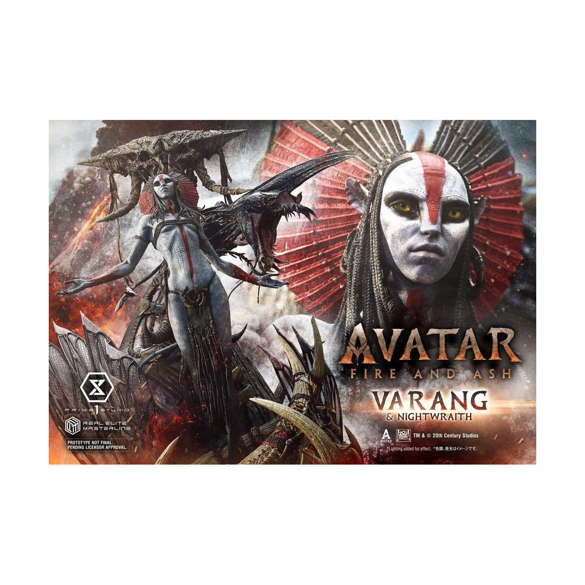 Prime 1 Studio - Avatar: Fire & Ash - Varang & Nightwraith Bonus Version - Real Elite Masterline Series 1/4