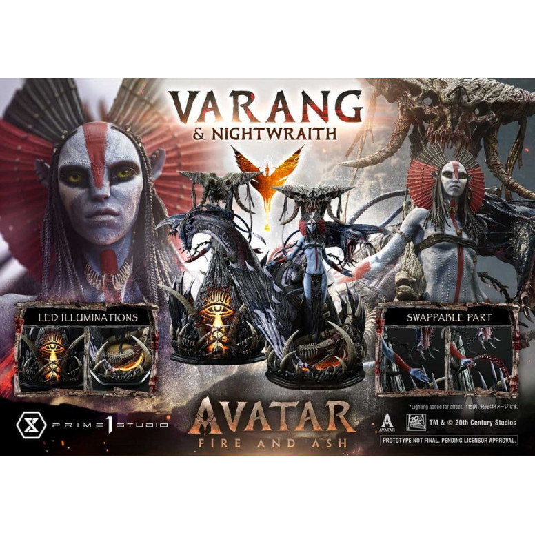 Prime 1 Studio - Avatar: Fire & Ash - Varang & Nightwraith Bonus Version - Real Elite Masterline Series 1/4