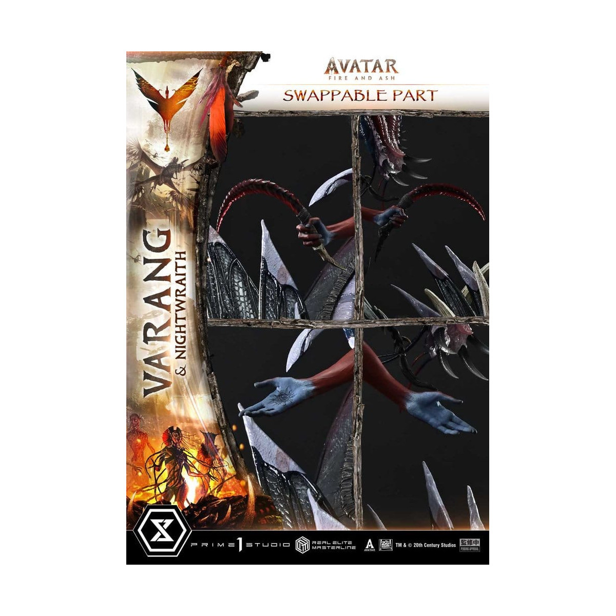 Prime 1 Studio - Avatar: Fire & Ash - Varang & Nightwraith Bonus Version - Real Elite Masterline Series 1/4