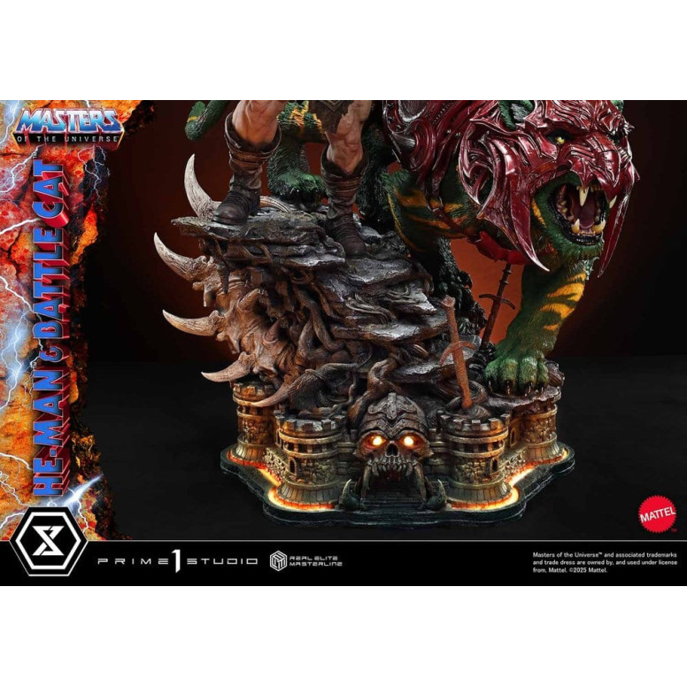 Prime 1 Studio - Masters of the Universe - He-Man & Battle Cat Ultimate Version - Real Elite Masterline Series 1/4