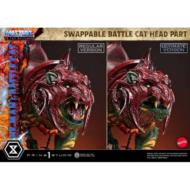Prime 1 Studio - Masters of the Universe - He-Man & Battle Cat Ultimate Bonus Version - Real Elite Masterline Series 1/4