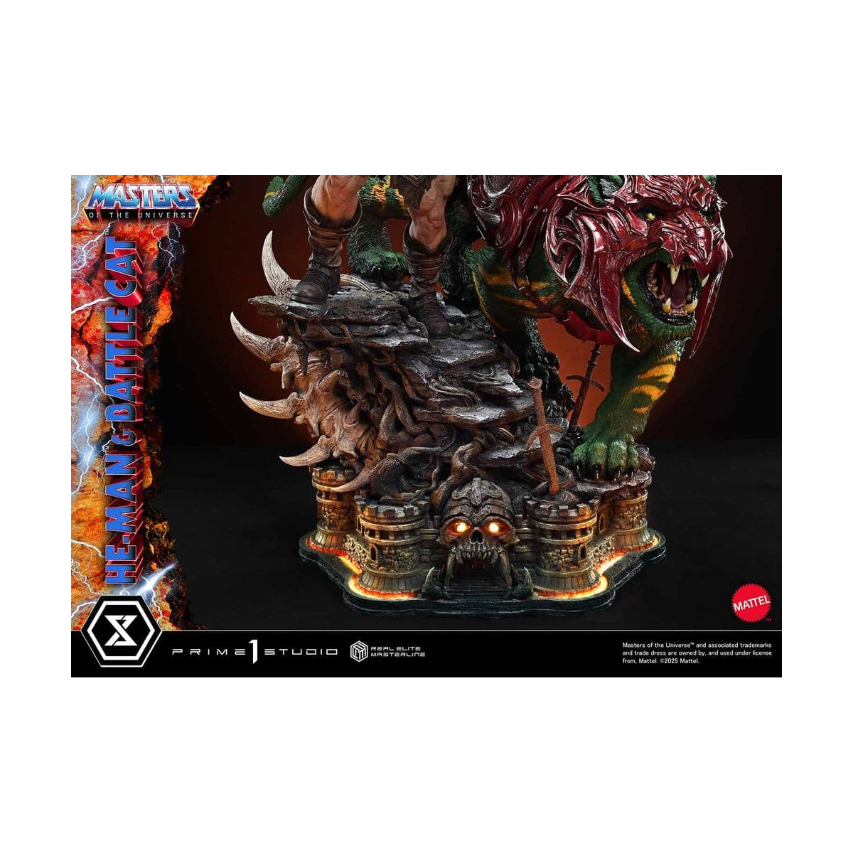 Prime 1 Studio - Masters of the Universe - He-Man & Battle Cat Ultimate Bonus Version - Real Elite Masterline Series 1/4