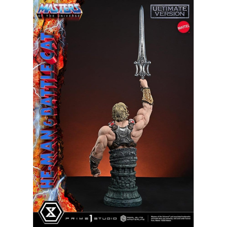 Prime 1 Studio - Masters of the Universe - He-Man & Battle Cat Ultimate Bonus Version - Real Elite Masterline Series 1/4