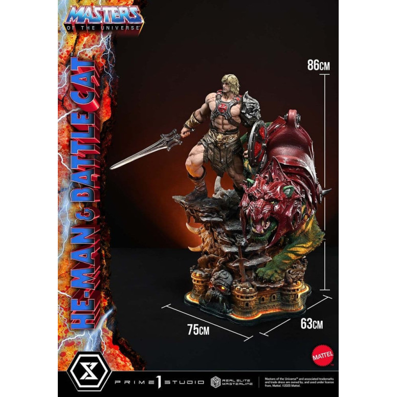 Prime 1 Studio - Masters of the Universe - He-Man & Battle Cat - Real Elite Masterline Series 1/4