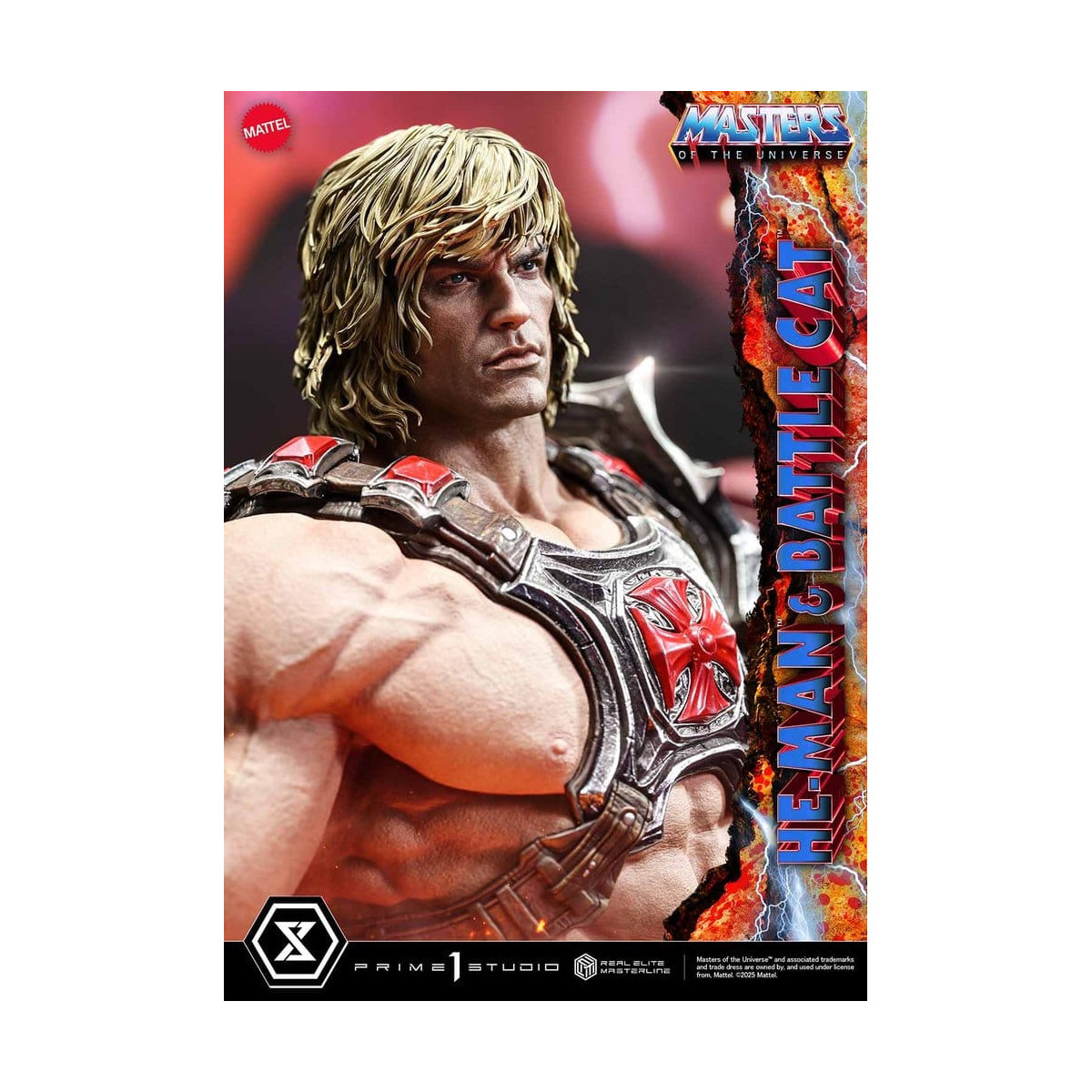Prime 1 Studio - Masters of the Universe - He-Man & Battle Cat - Real Elite Masterline Series 1/4