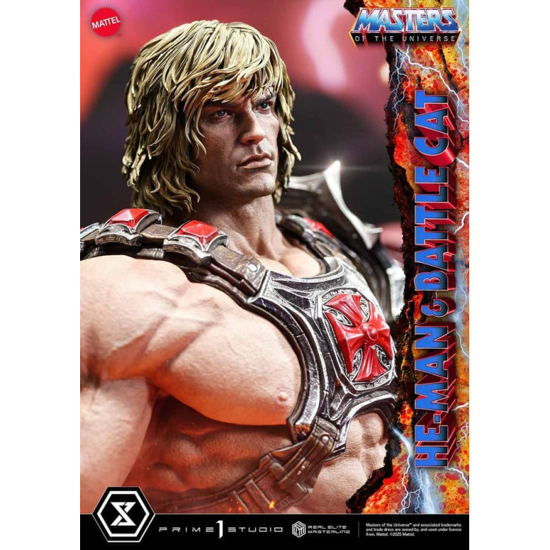 Prime 1 Studio - Masters of the Universe - He-Man & Battle Cat - Real Elite Masterline Series 1/4