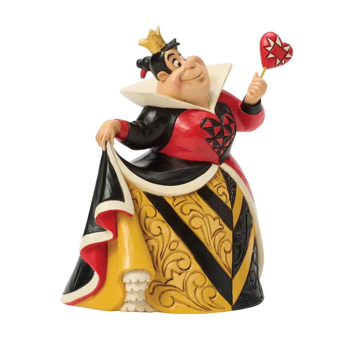 Enesco Disney Haute Couture - Königin der Herzen - Queen of Hearts - Alice im Wunderland Figurine