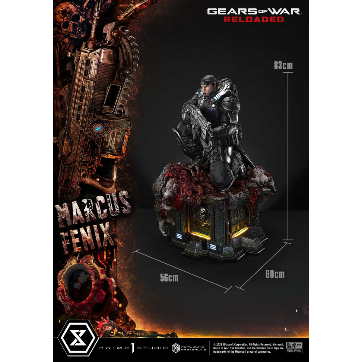 Prime 1 Studio - Gears of War Reloaded - Marcus Fenix - Real Elite Masterline Series 1/3