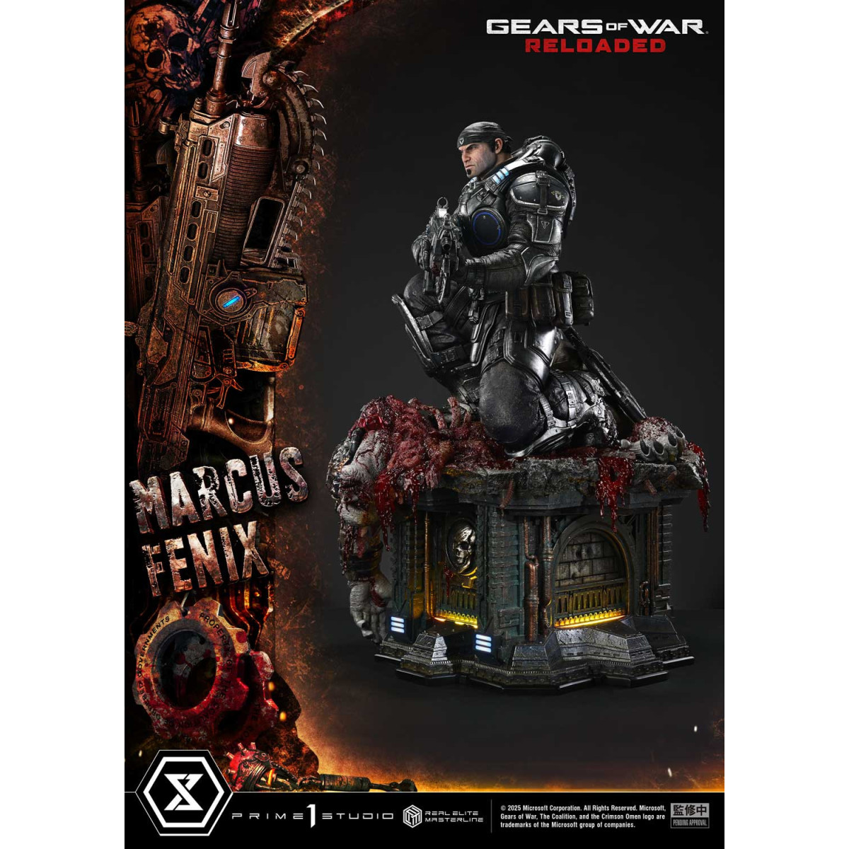 Prime 1 Studio - Gears of War Reloaded - Marcus Fenix Ultimate Bonus Version - Real Elite Masterline Series 1/3