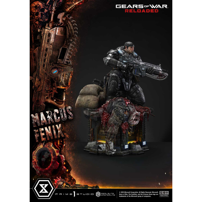 Prime 1 Studio - Gears of War Reloaded - Marcus Fenix Ultimate Bonus Version - Real Elite Masterline Series 1/3