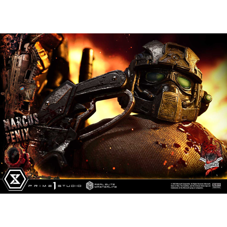 Prime 1 Studio - Gears of War Reloaded - Marcus Fenix Ultimate Bonus Version - Real Elite Masterline Series 1/3