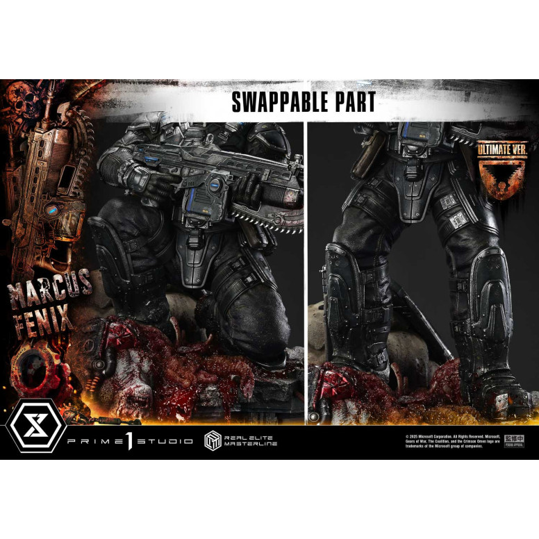 Prime 1 Studio - Gears of War Reloaded - Marcus Fenix Ultimate Bonus Version - Real Elite Masterline Series 1/3